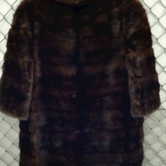 Genuine mink fur coat size m clearance - Picture 2 of 7